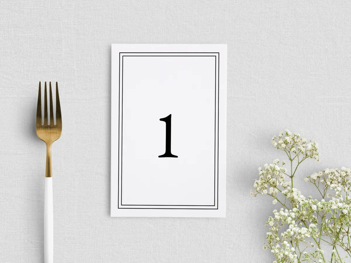 Table Number