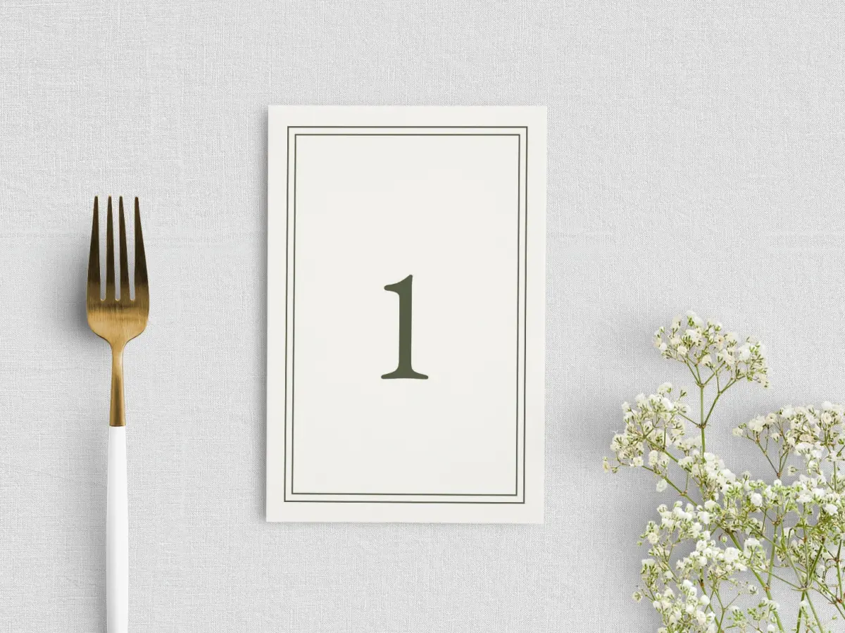 Table Number