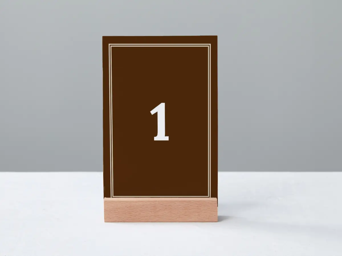 Table Number Into