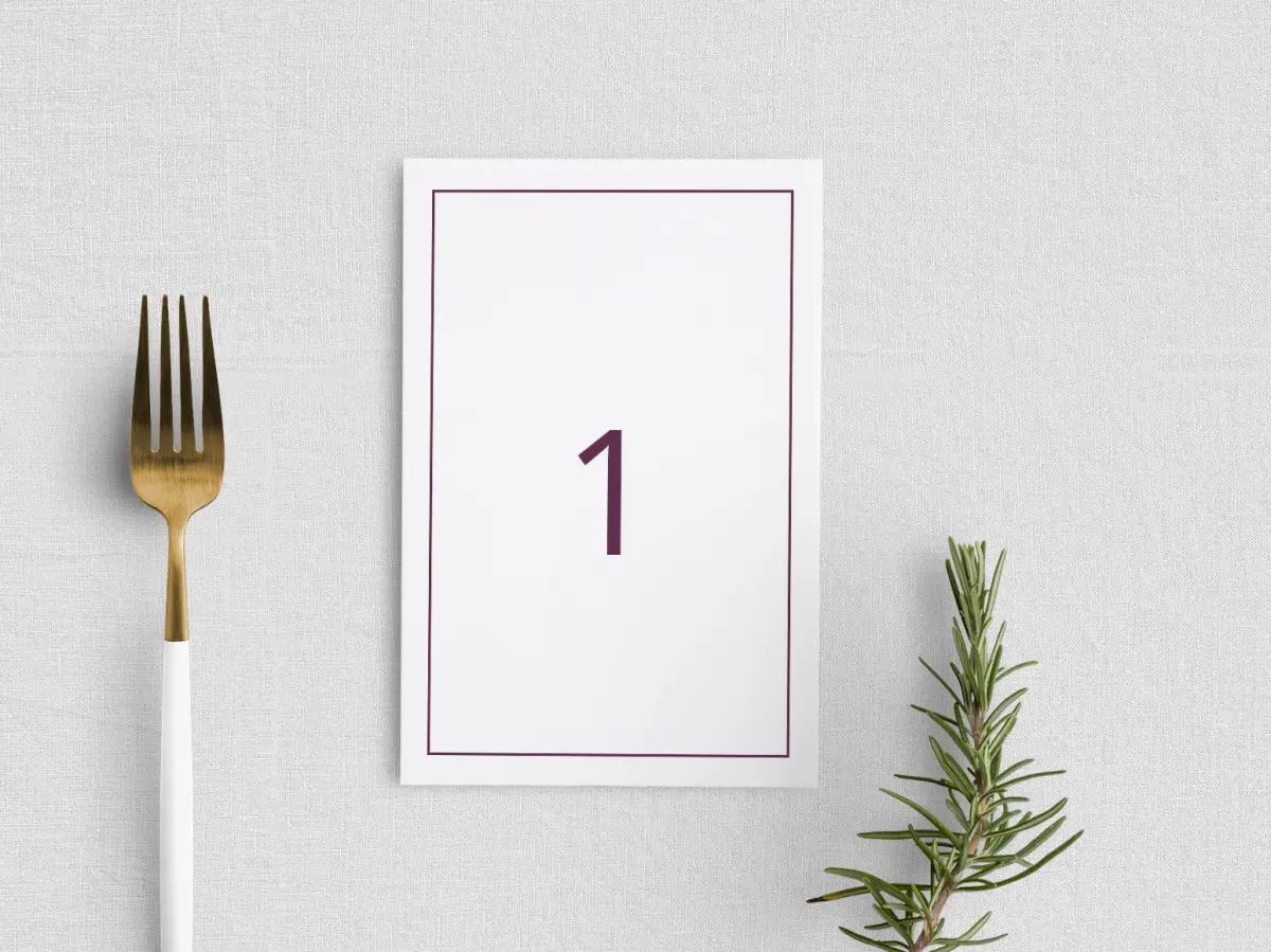 Table Number
