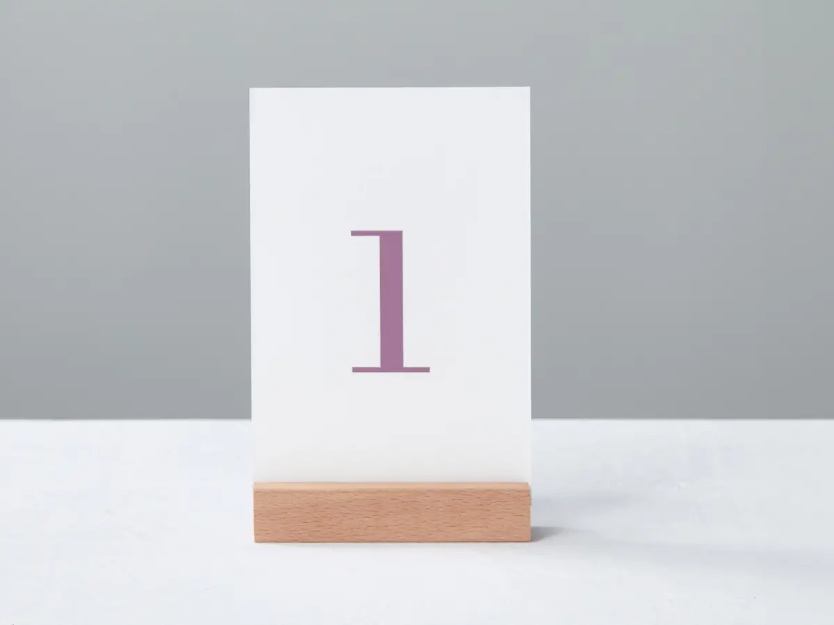 Table Number Into