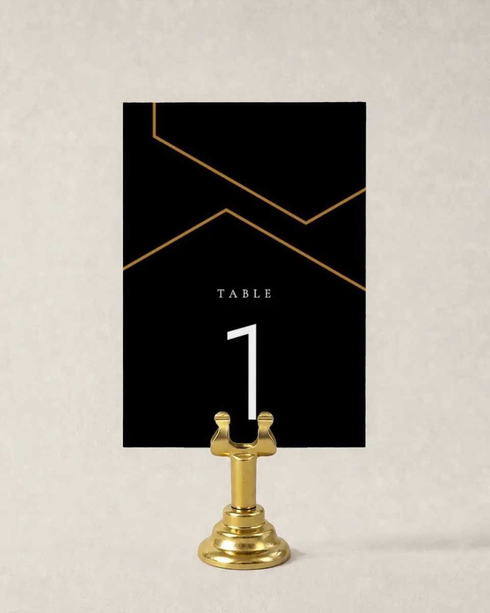 This is a 3½" x 5" Wedding Table Number called Love's Ribbon printed in full color