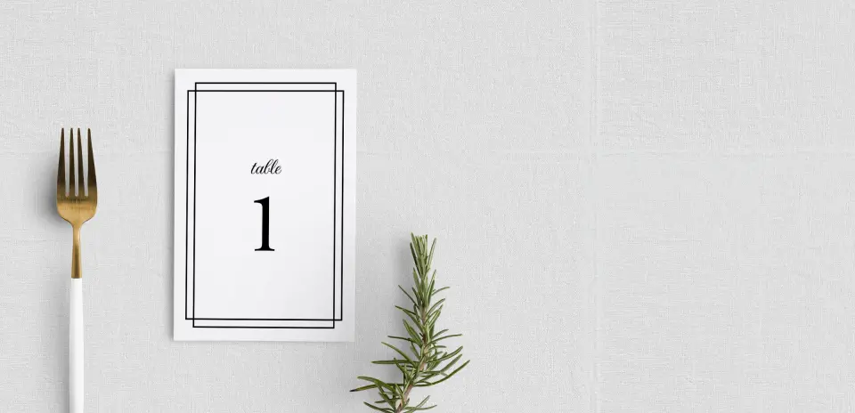 Table Number