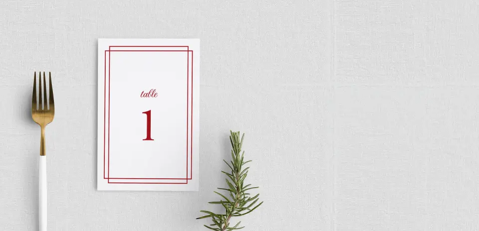Table Number