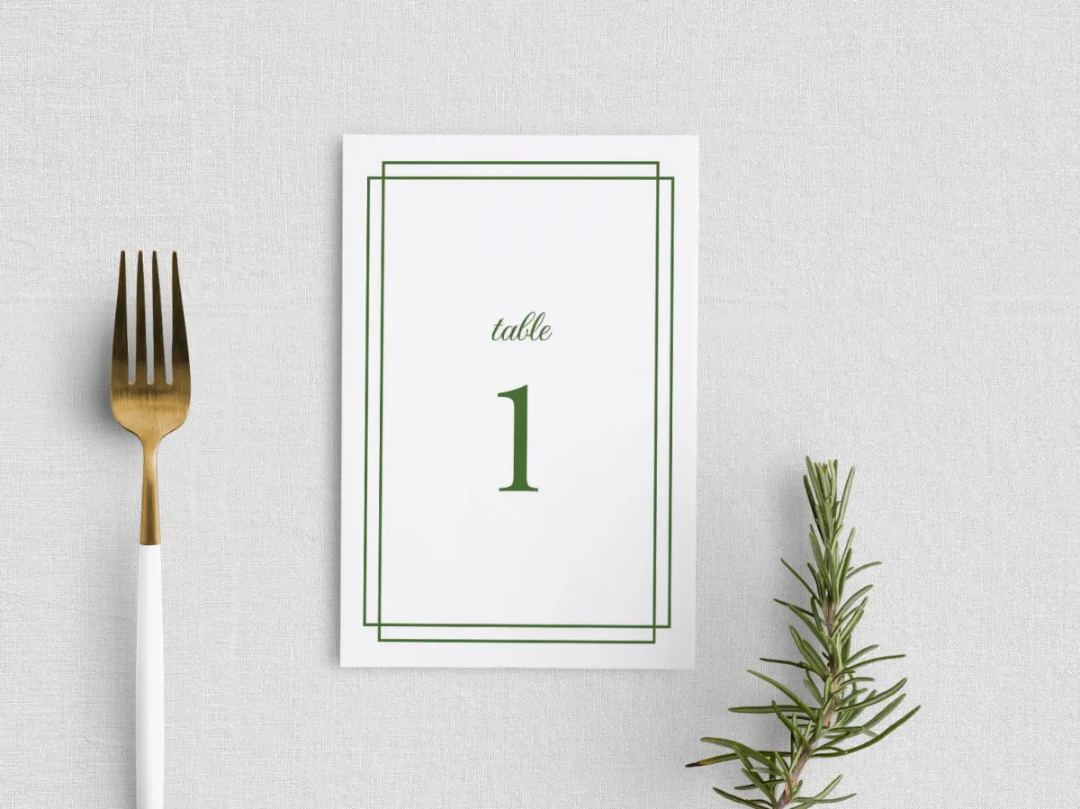 Table Number