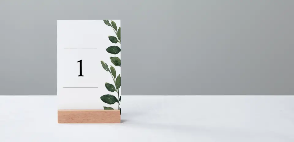 Table Number Into