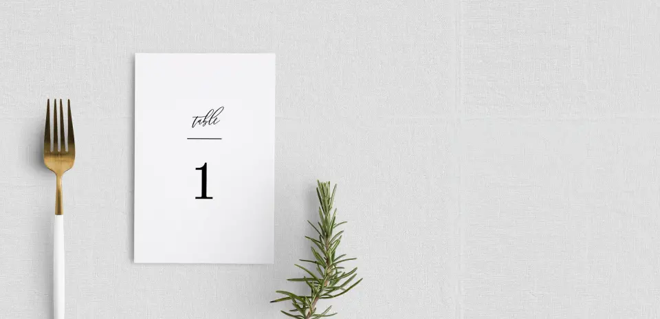 Table Number