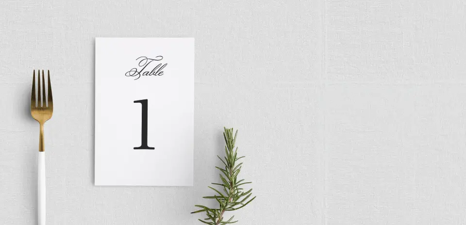 Table Number