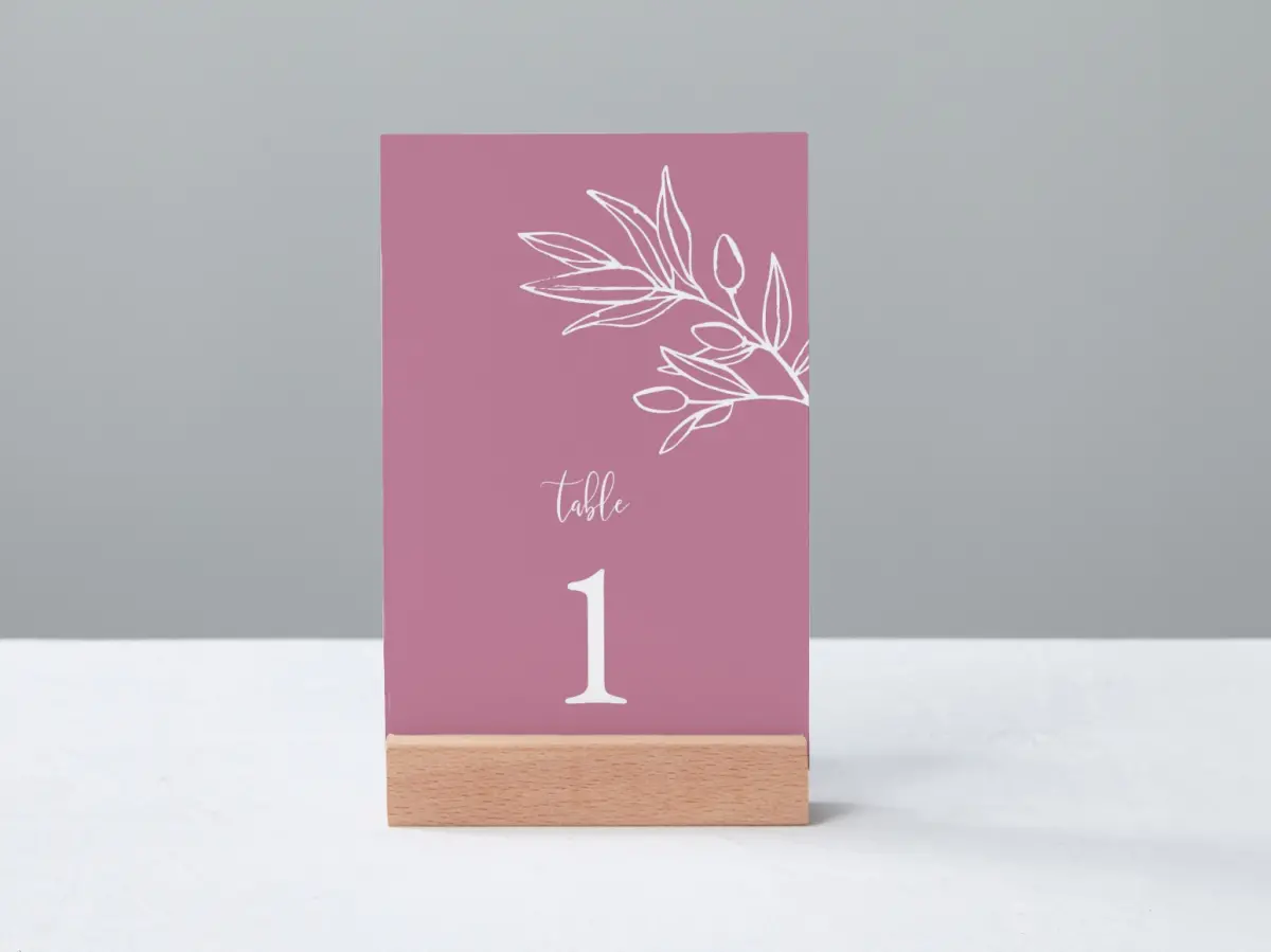 Table Number Into