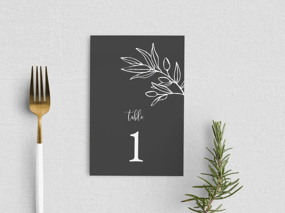 Table Number