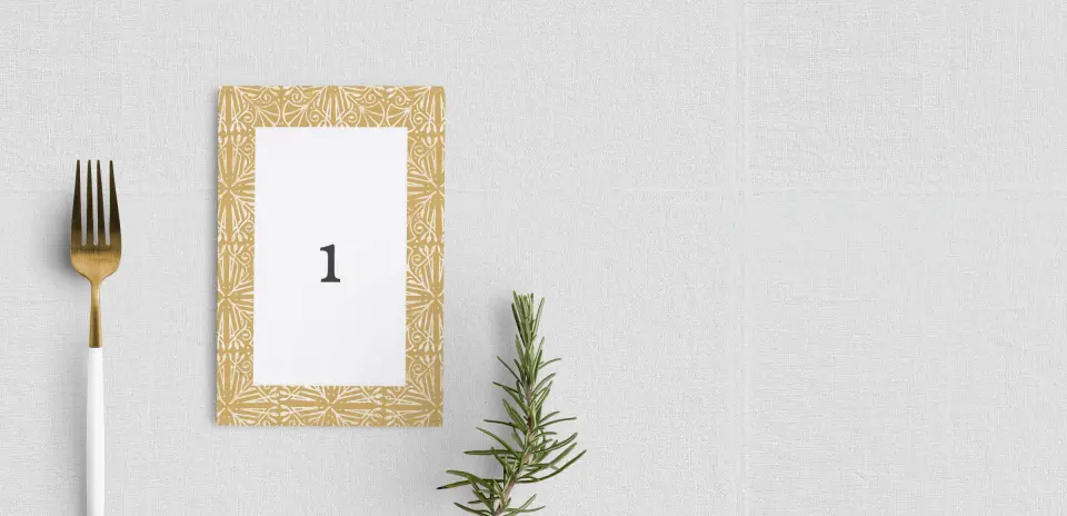 Table Number
