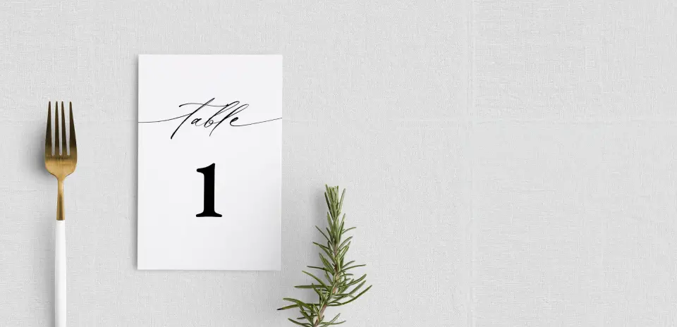 Table Number