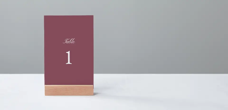 Table Number Into