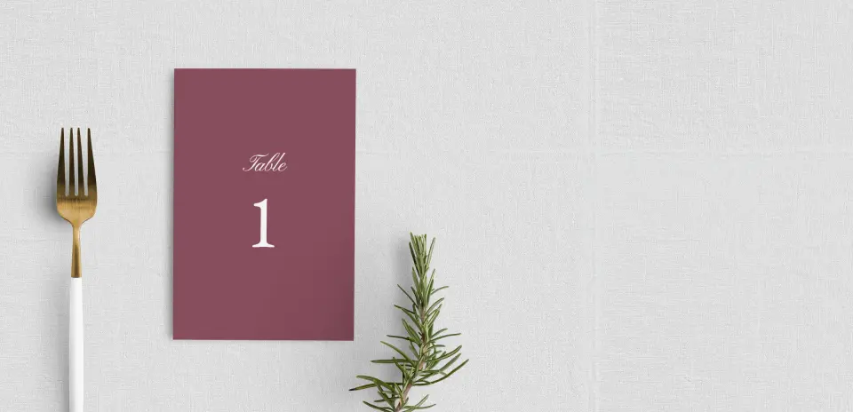 Table Number
