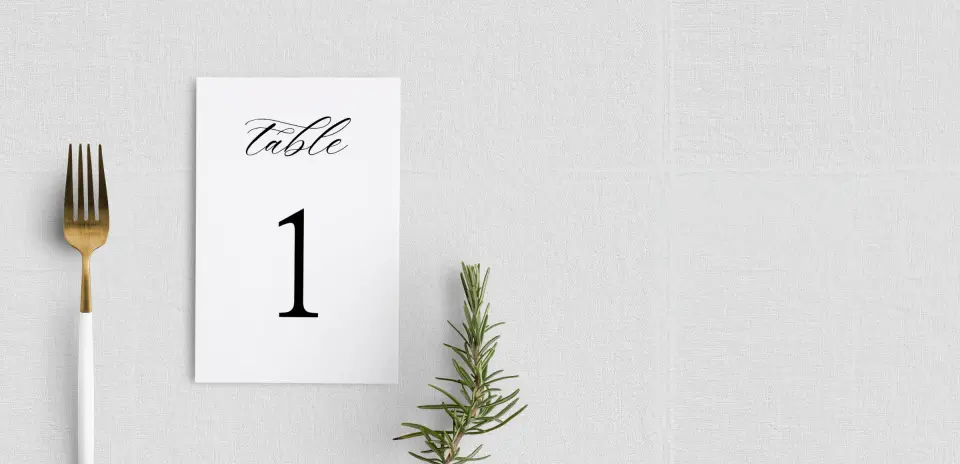 Table Number