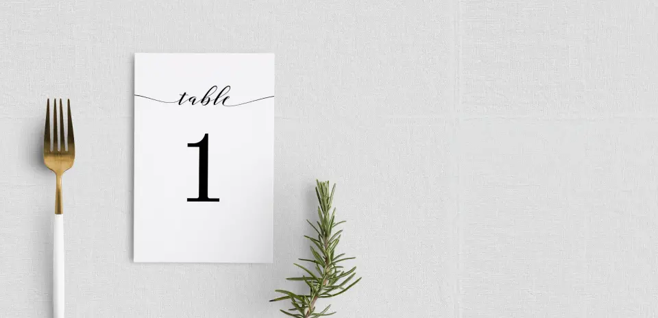 Table Number