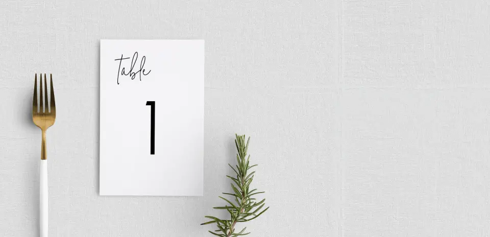 Table Number