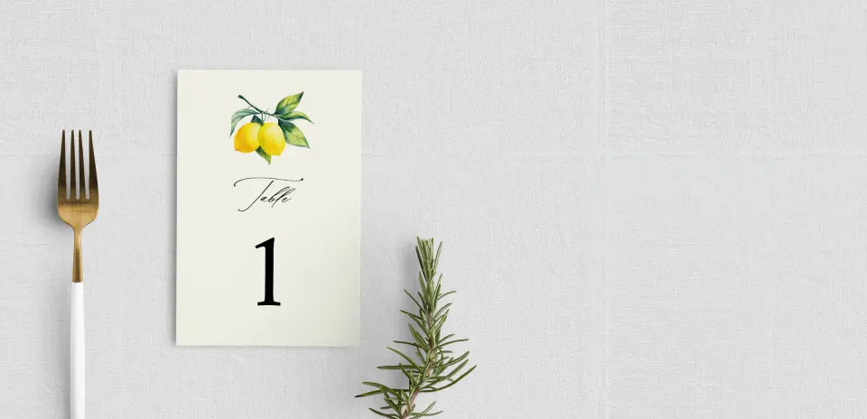 Table Number