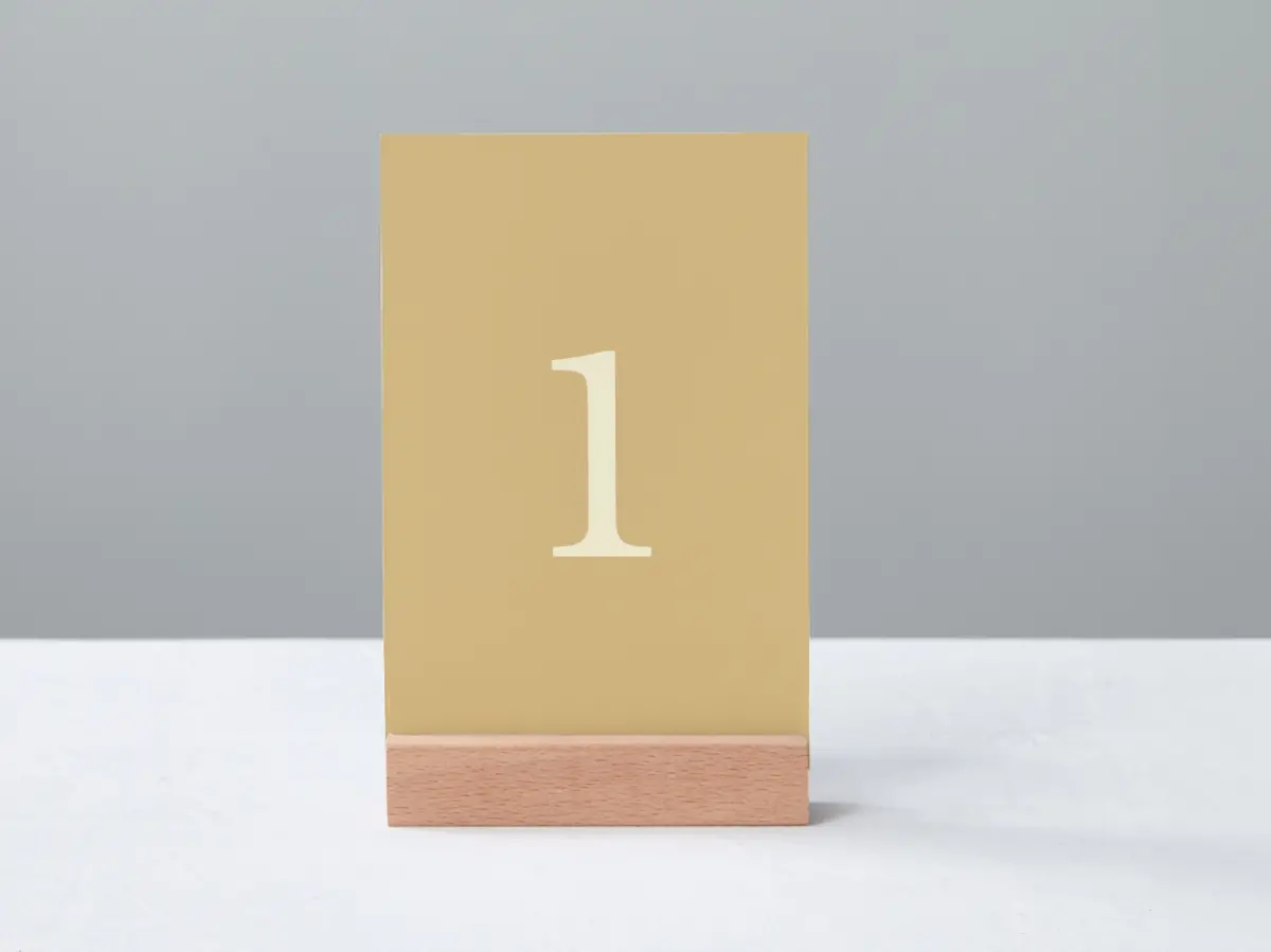 Table Number Into