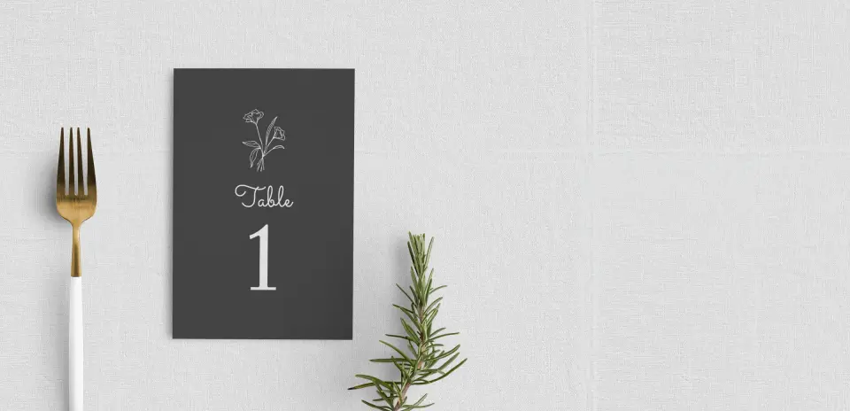 Table Number