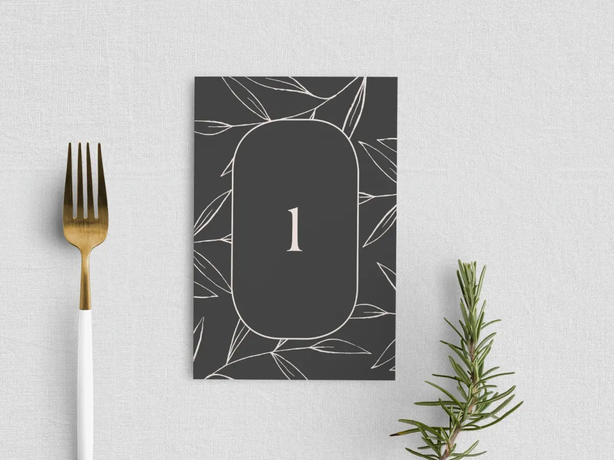 Table Number