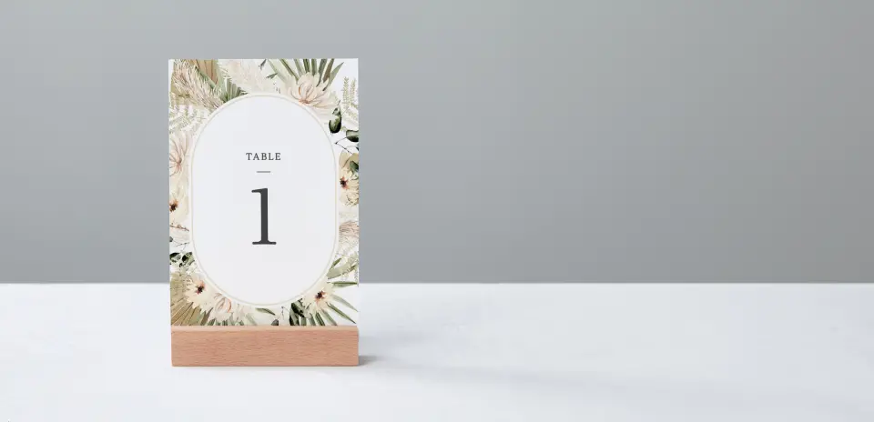 Table Number Into