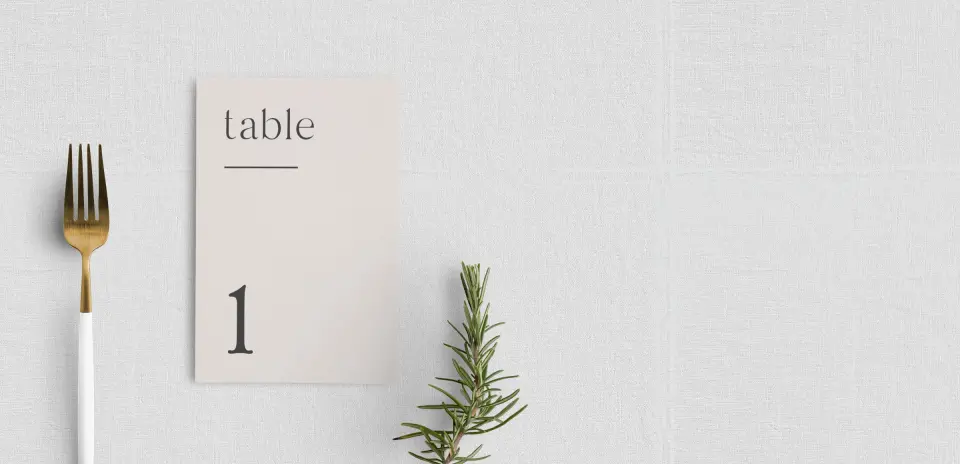 Table Number