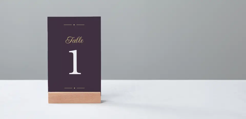 Table Number Into