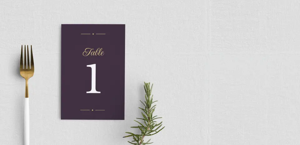 Table Number