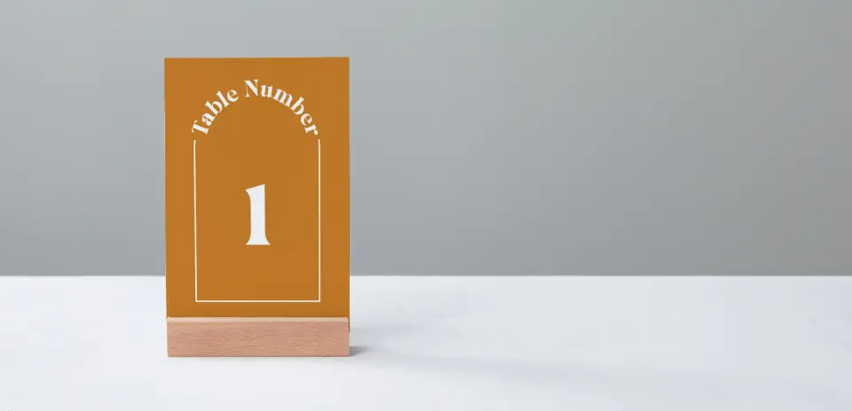 Table Number Into