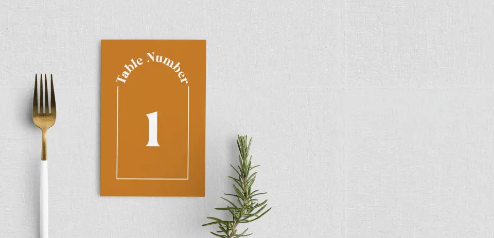 Table Number