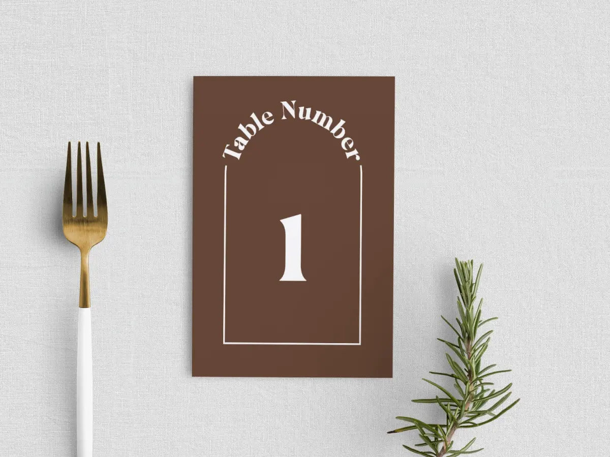 Table Number
