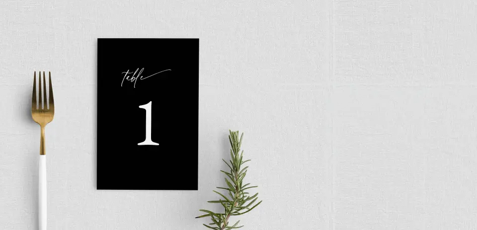 Table Number