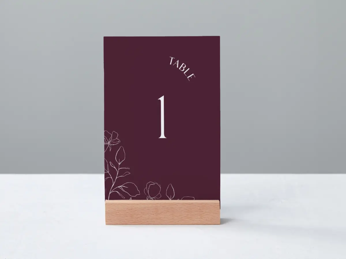 Table Number Into