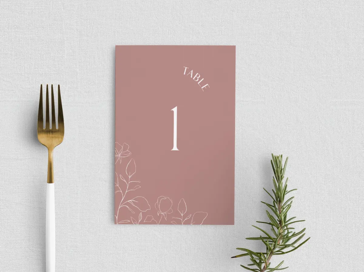 Table Number