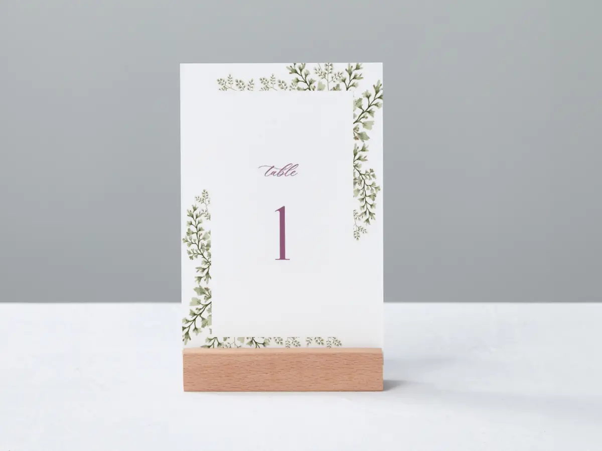 Table Number Into
