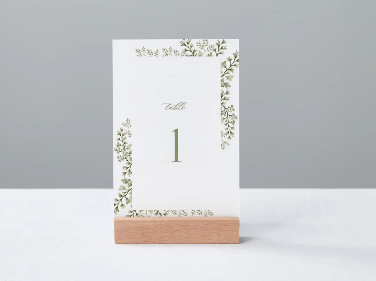 Table Number Into