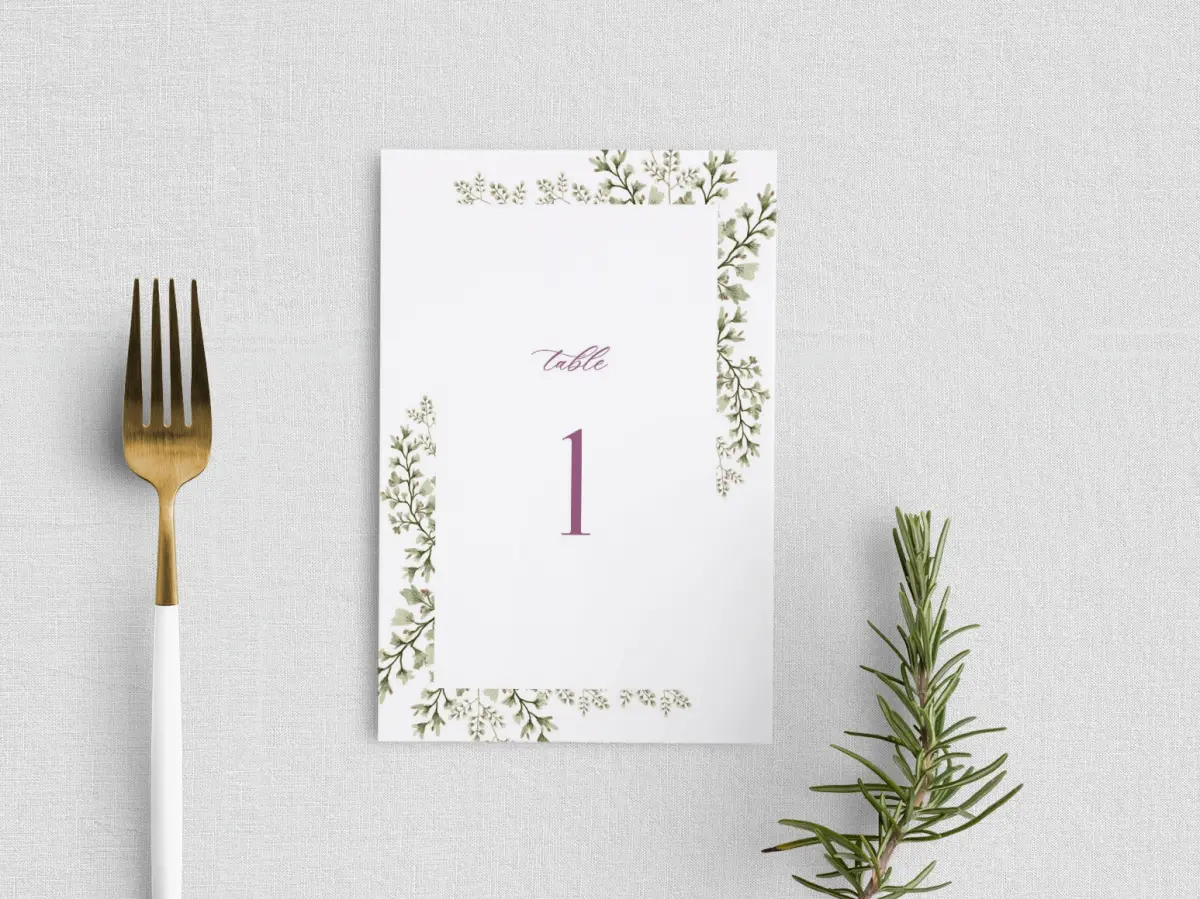 Table Number