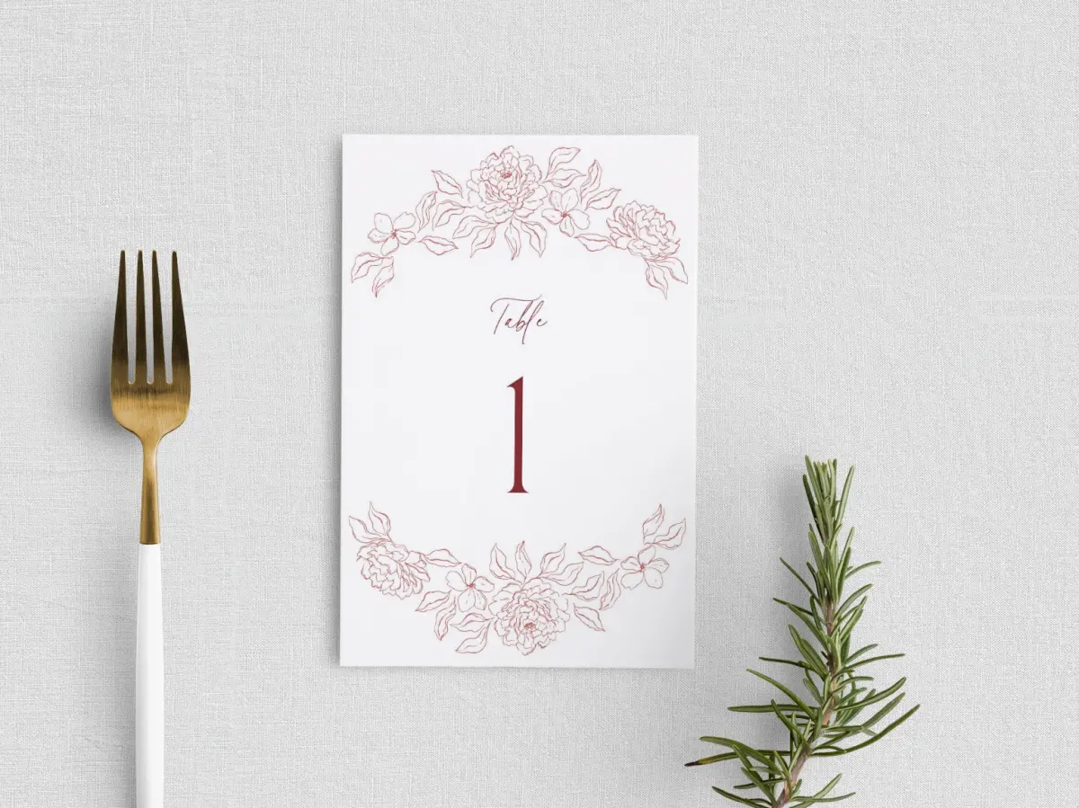 Table Number