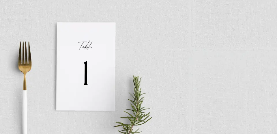 Table Number