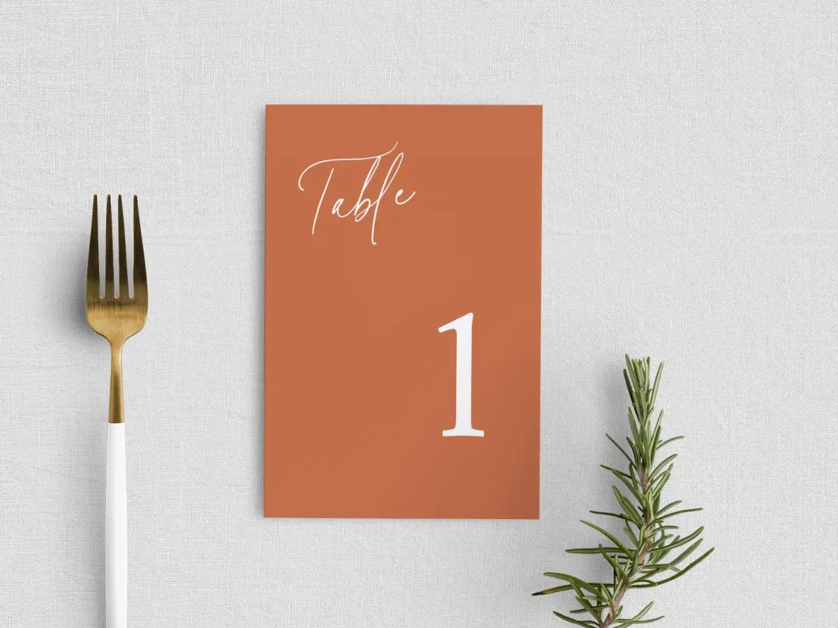 Table Number