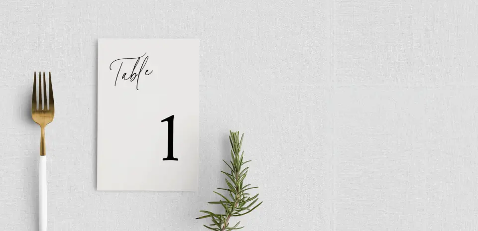 Table Number