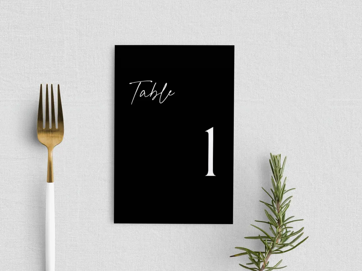Table Number