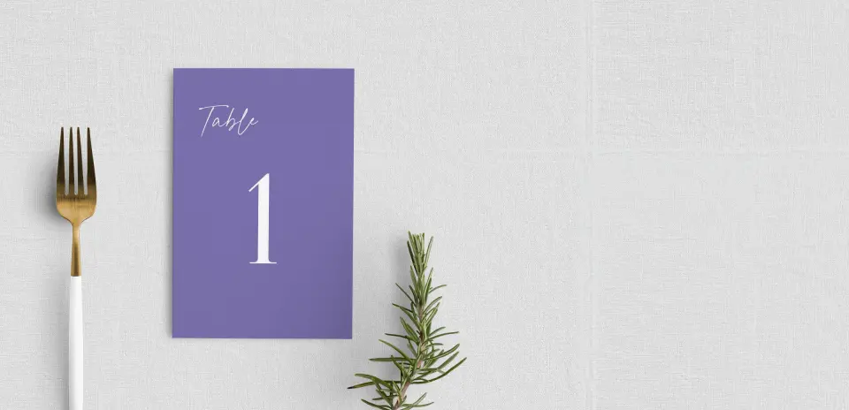 Table Number