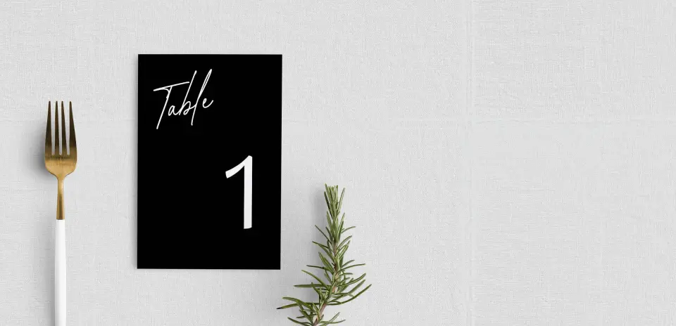 Table Number