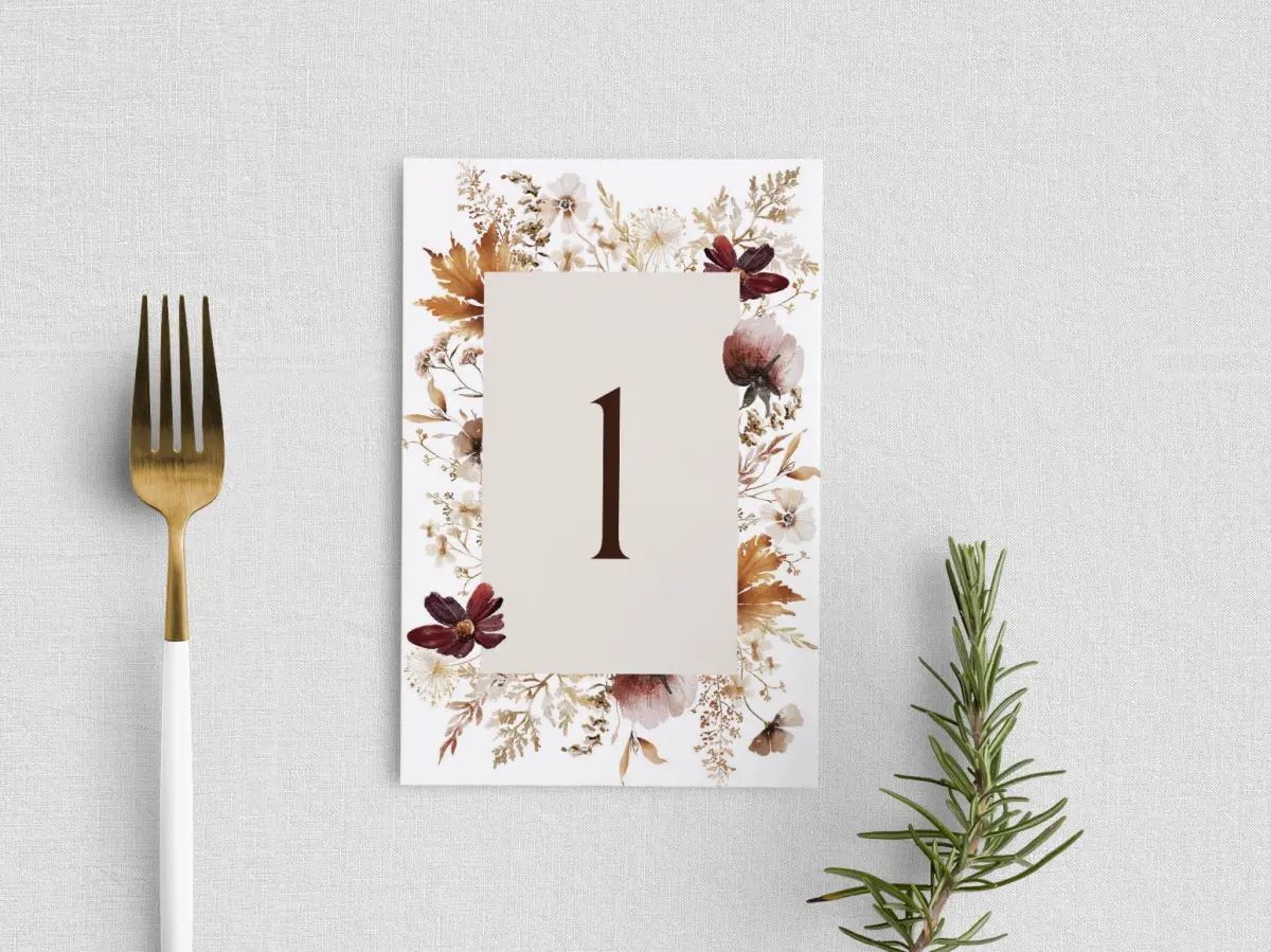 Table Number