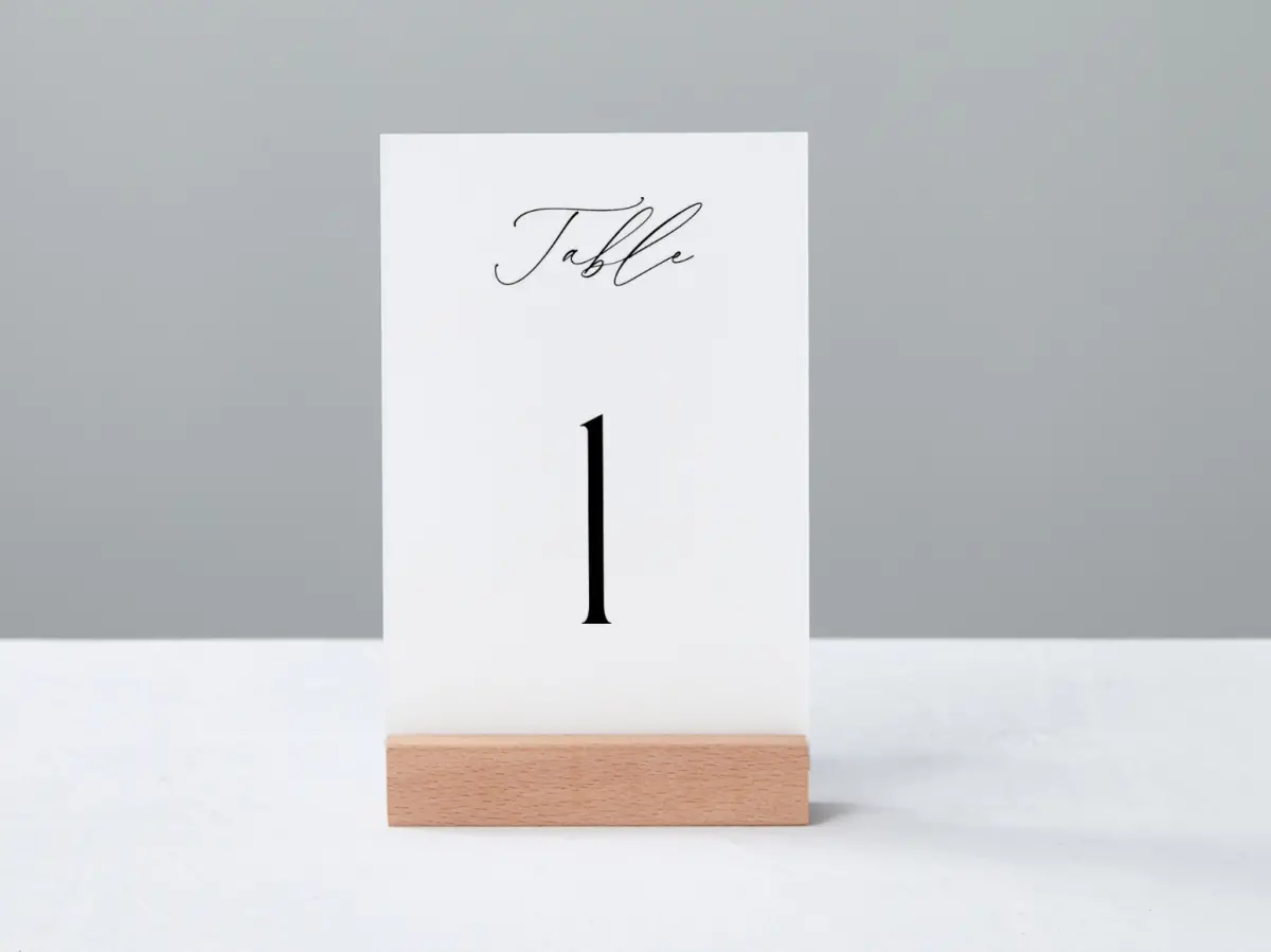 Table Number Into