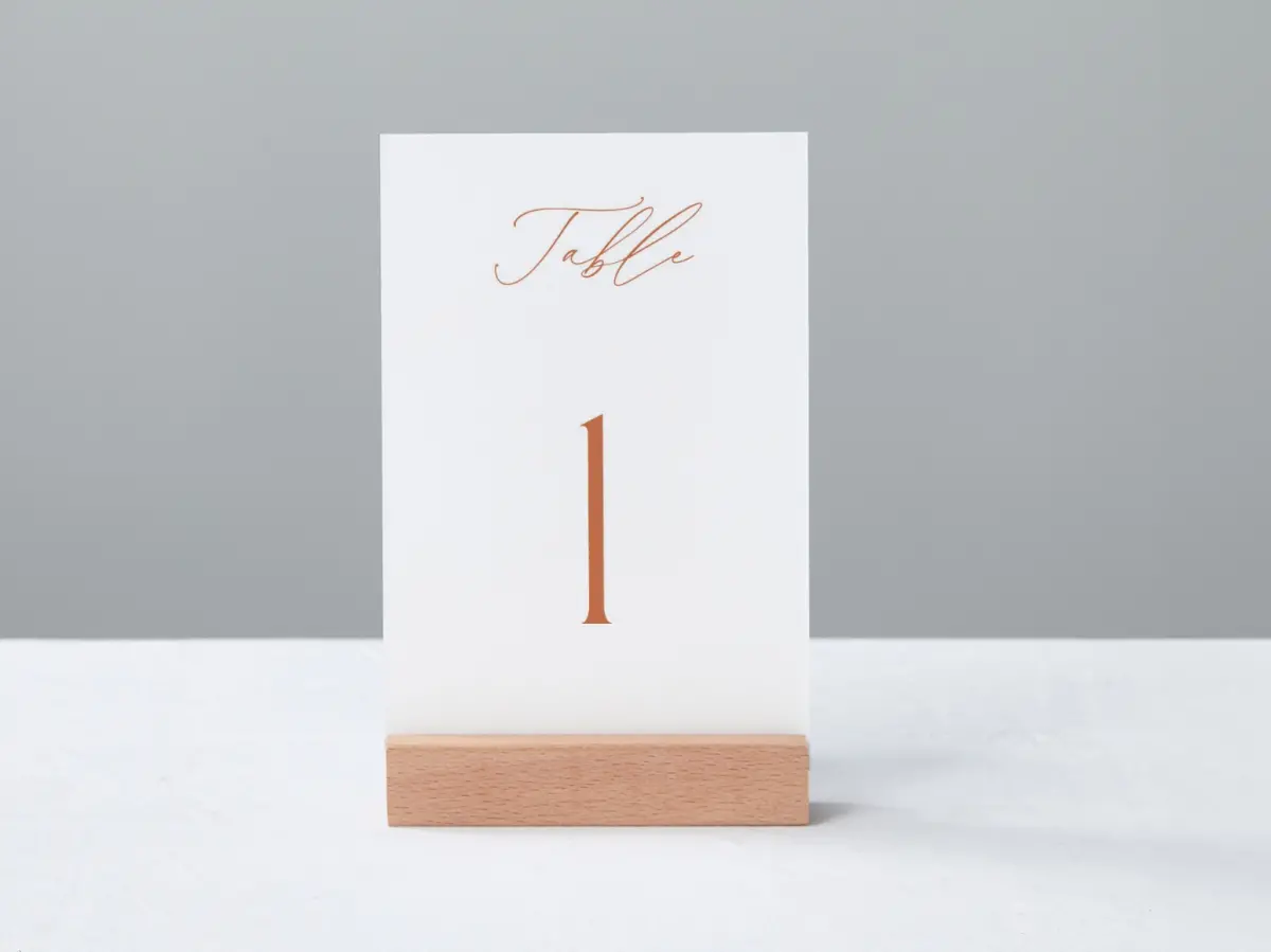 Table Number Into