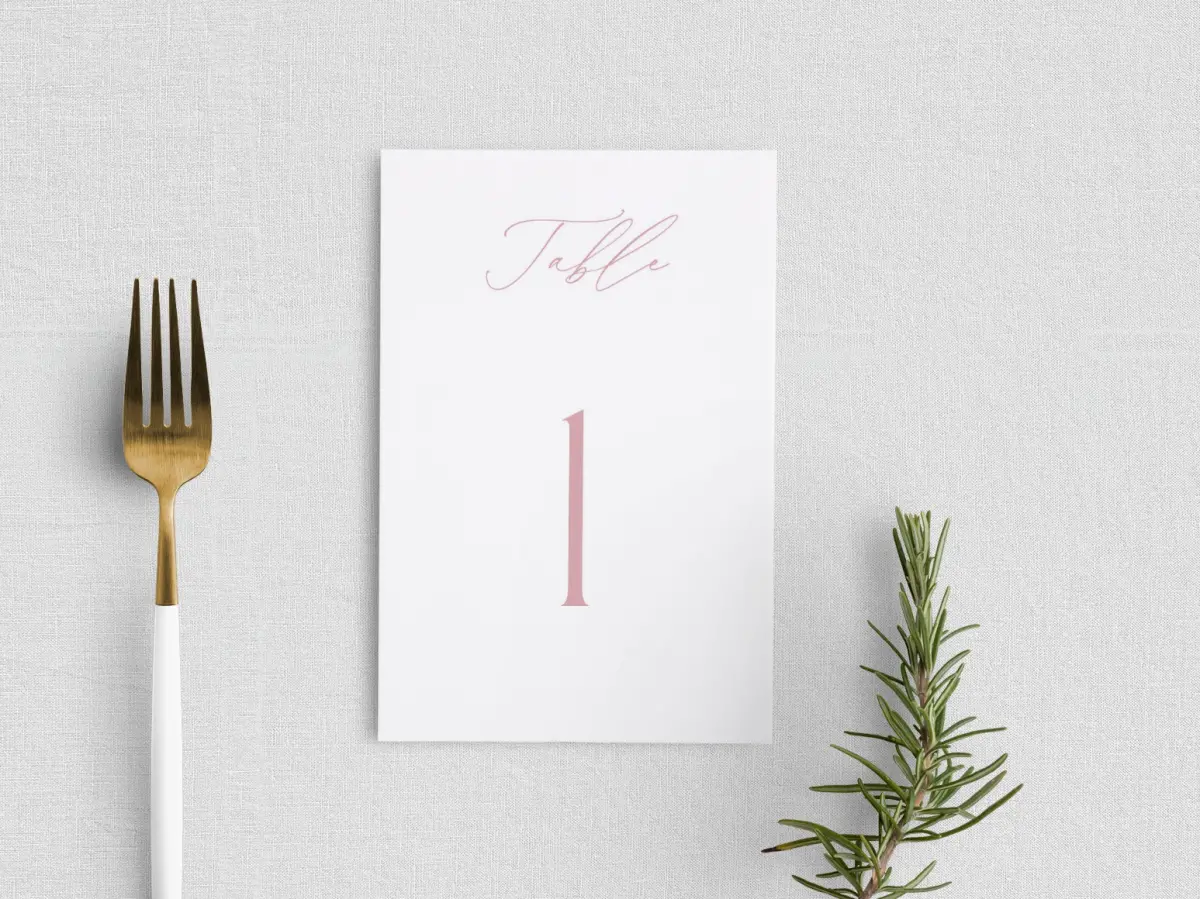 Table Number