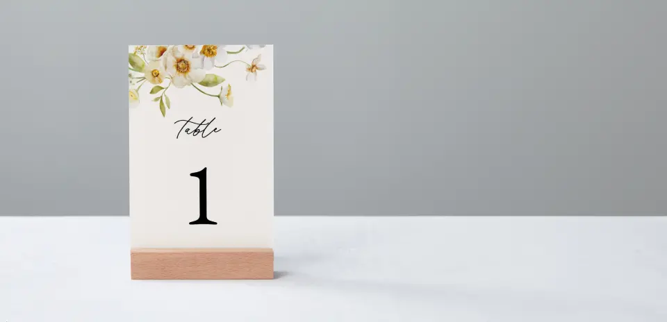 Table Number Into